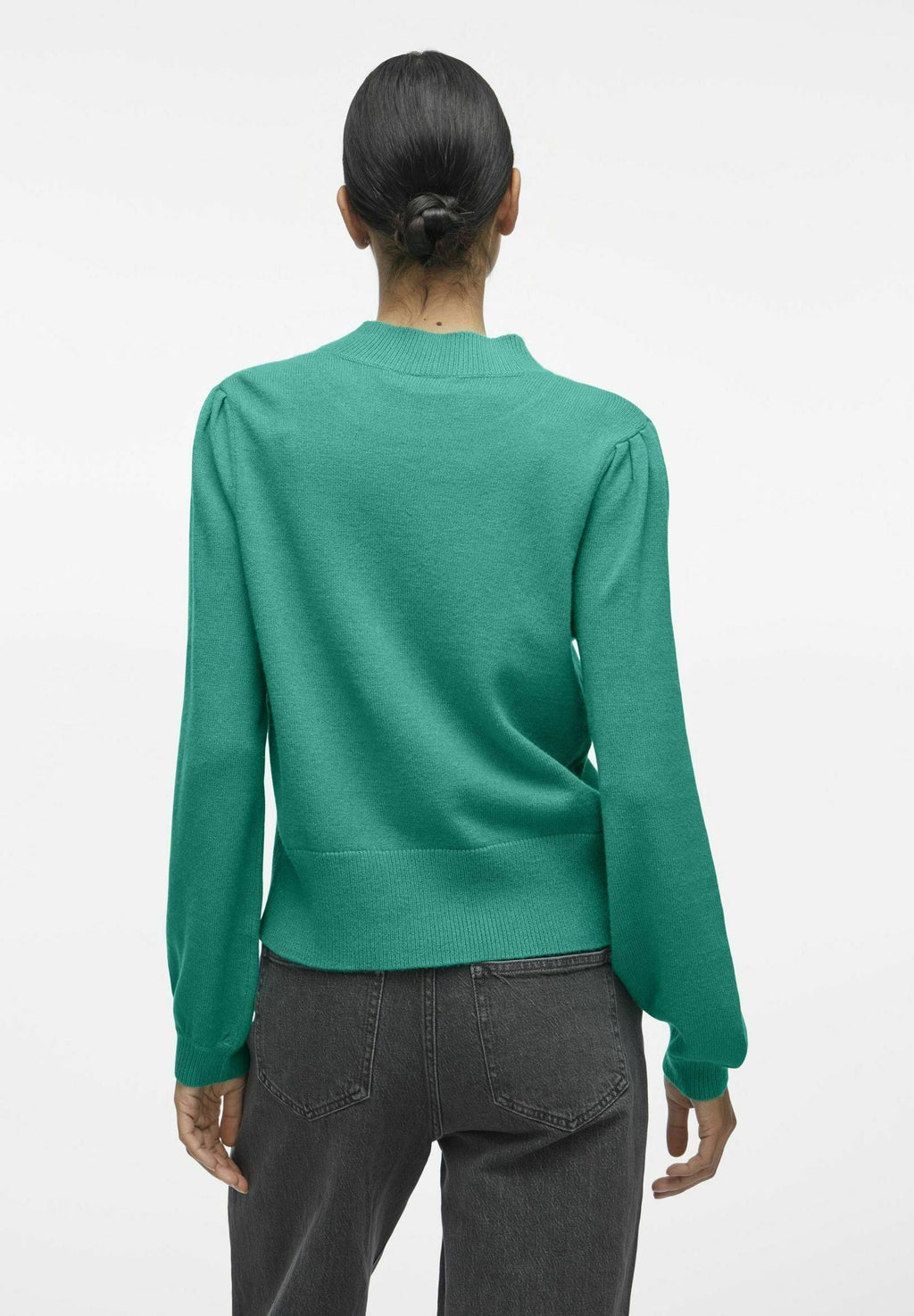 VILA VIRIL TURTLE-NK BALLOON L/S TOP - NOOS