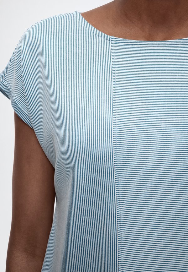 TOM TAILOR DENIM STRUCTURED FLUENT T-SHIRT