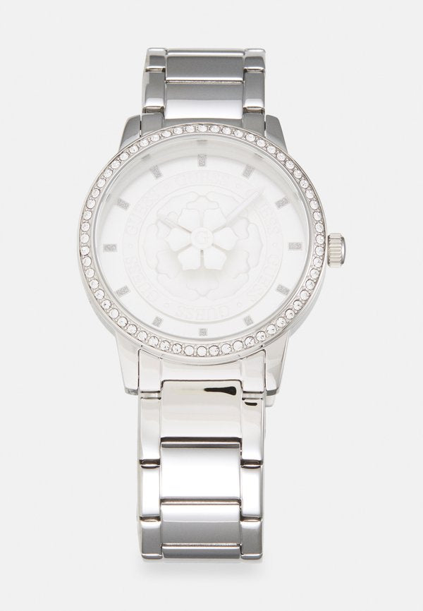 Guess PETAL - Watch - silver-coloured