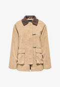 ONLY Suede ONLAGGIE Suede - Short coat - tannin