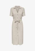 ONLY ONLSIESTA Linen Long - Shirt dress - moonbeam