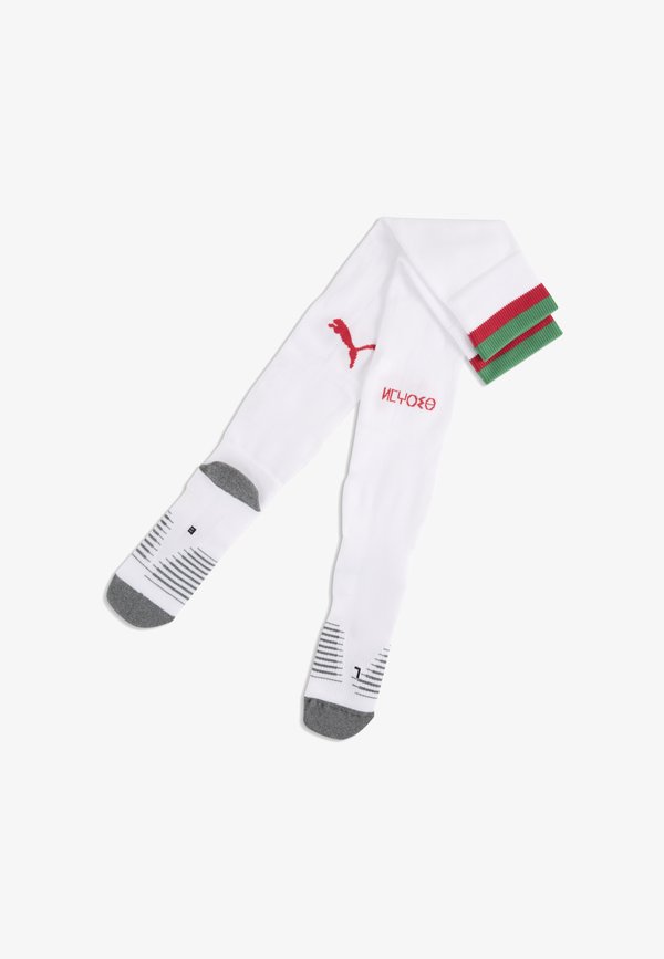 Puma MAROKKO 2026 GESTREIFTE FUSSBALLSOCKEN - Football socks - white-fast red