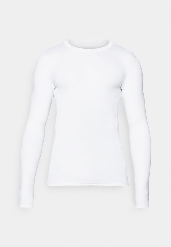 adidas Performance TECHFIT LONGSLEEVE T-SHIRT MEN - Long sleeved top - white