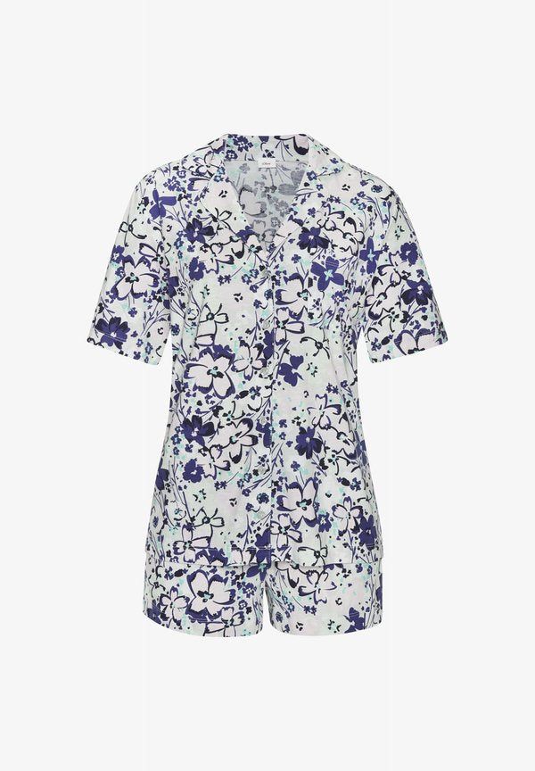 s.Oliver SET - Pyjama set - blau  mint  geblümt