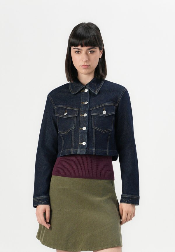 ONLY Denim ONLHEATHER Denim - Denim jacket - dark blue denim