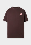 Puma GRAPHICS OVERSIZED FLORAL TEE UNISEX - Print T-shirt - chocolate fondue