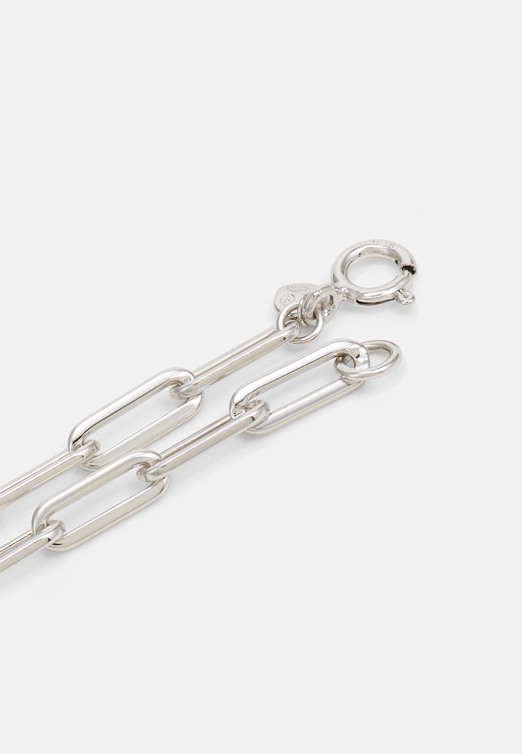 MICHAEL KORS WOMEN'S STERLING SILVER PAPERCLIP CHAIN BRACELET, MKC174400040 Media 4