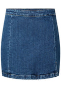 Pieces Mini PCSILKE HW SLIT DENIM