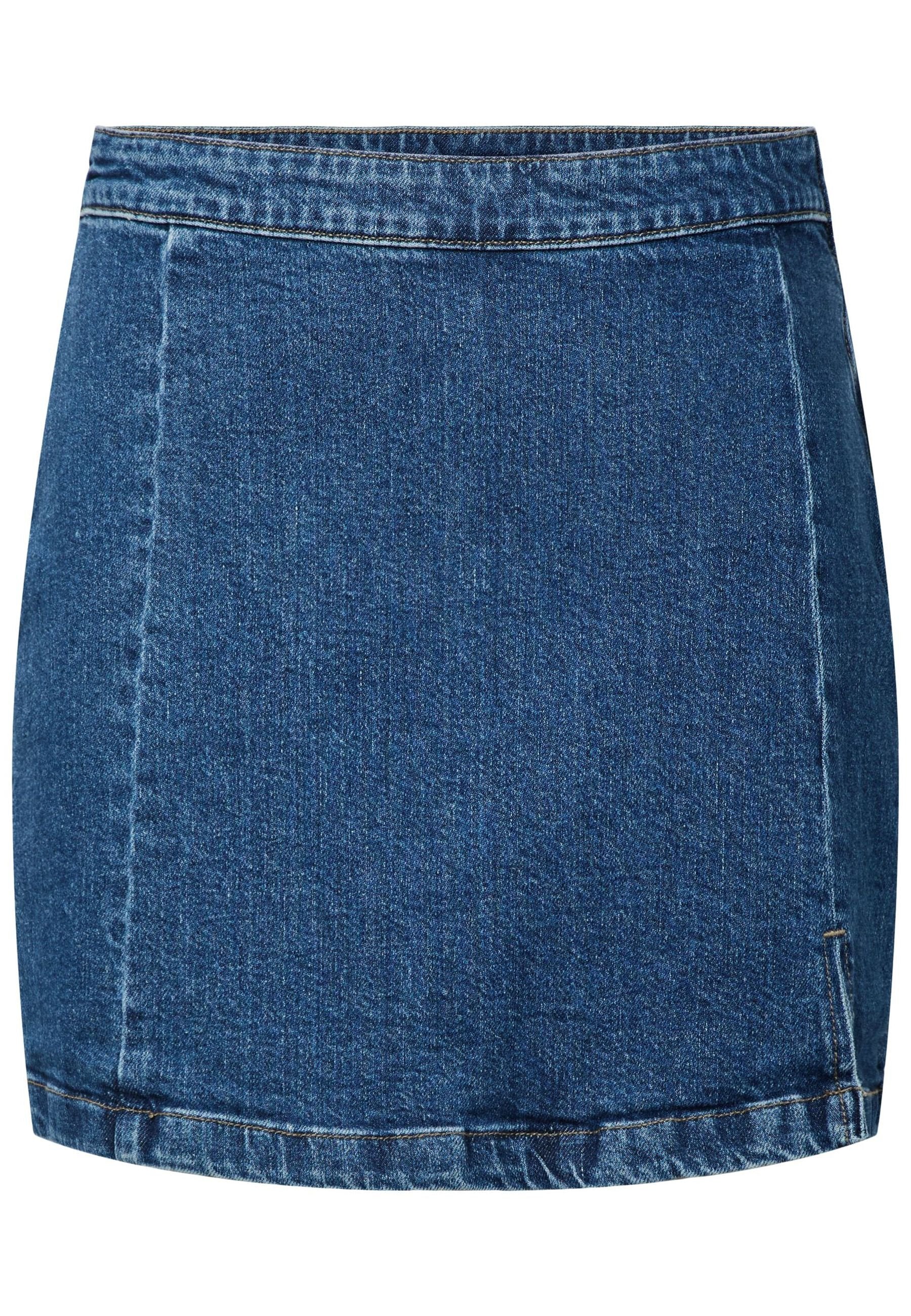Pieces Mini PCSILKE HW SLIT DENIM