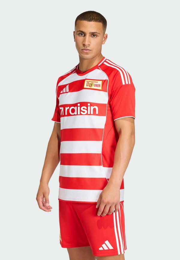 adidas Performance FC UNION BERLIN 25/26 - Print T-shirt - vivid red   white