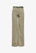 ONLY ONLMADISON-STELLA Wide Leg Fit - Trousers - brindle