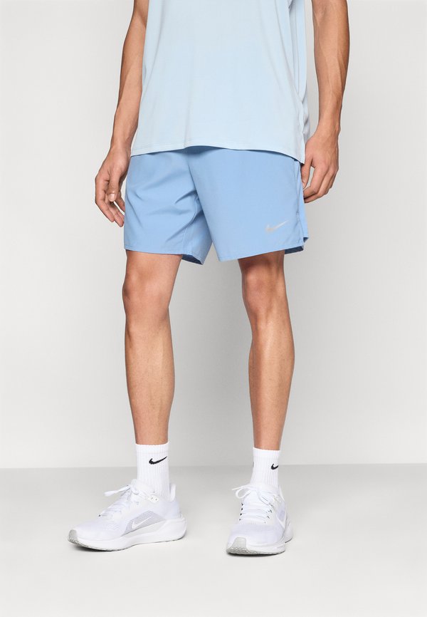 Nike Performance CHALLENGER SHORT - Sports shorts - work blue/black/reflective silver-coloured