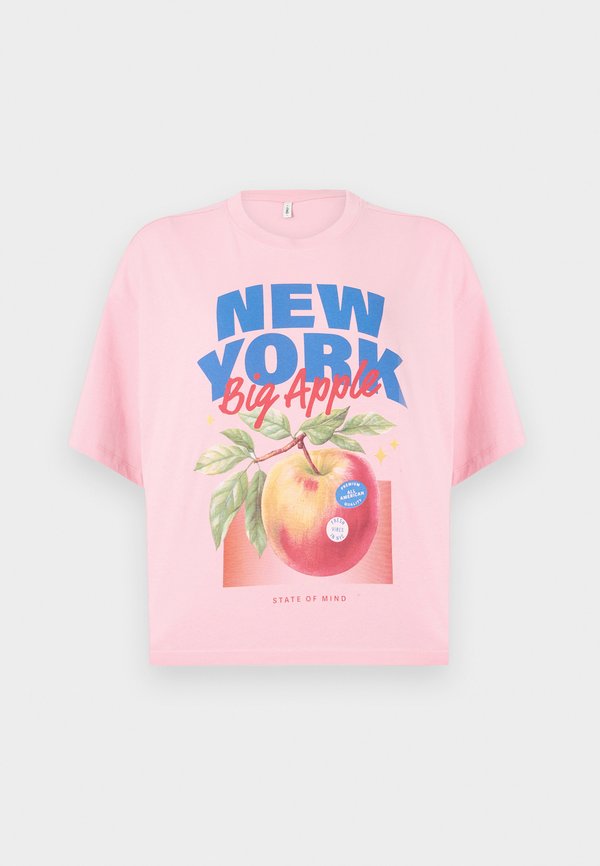 ONLY ONLJOSSI LIFE O NECK - Print T-shirt - romance rose