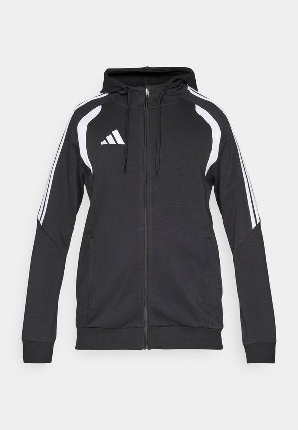adidas Performance TIRO26 LEAGUE FULL ZIP HOODIE - Zip-up sweatshirt - black/white