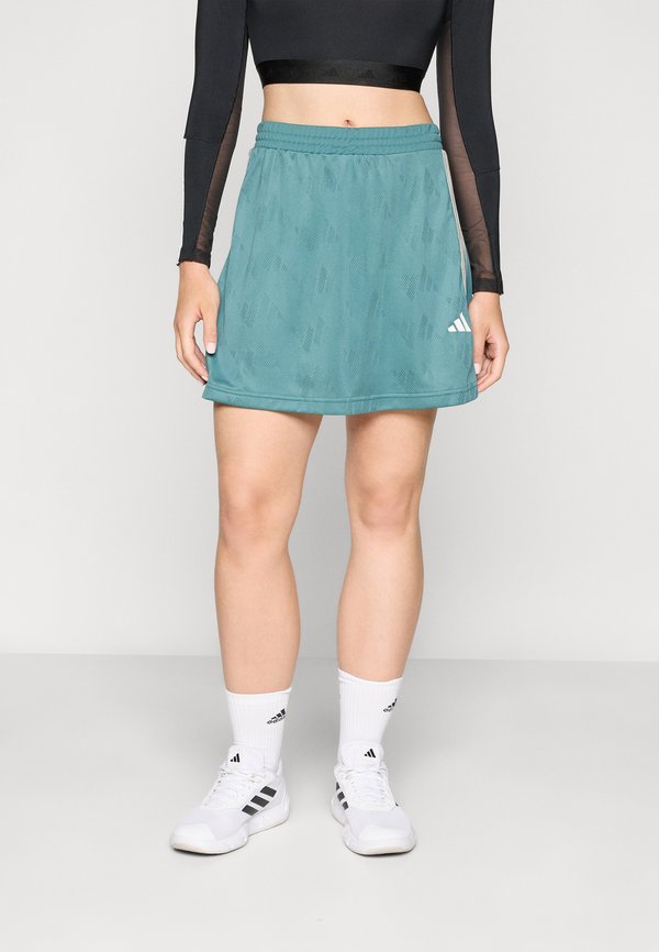 adidas Sportswear SEAS - Sports skirt - preloved teal/off white