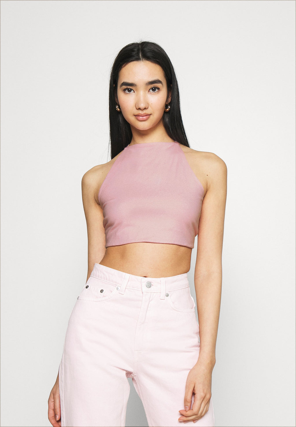 Hollister Co. OPEN BACK WRAP HALTER