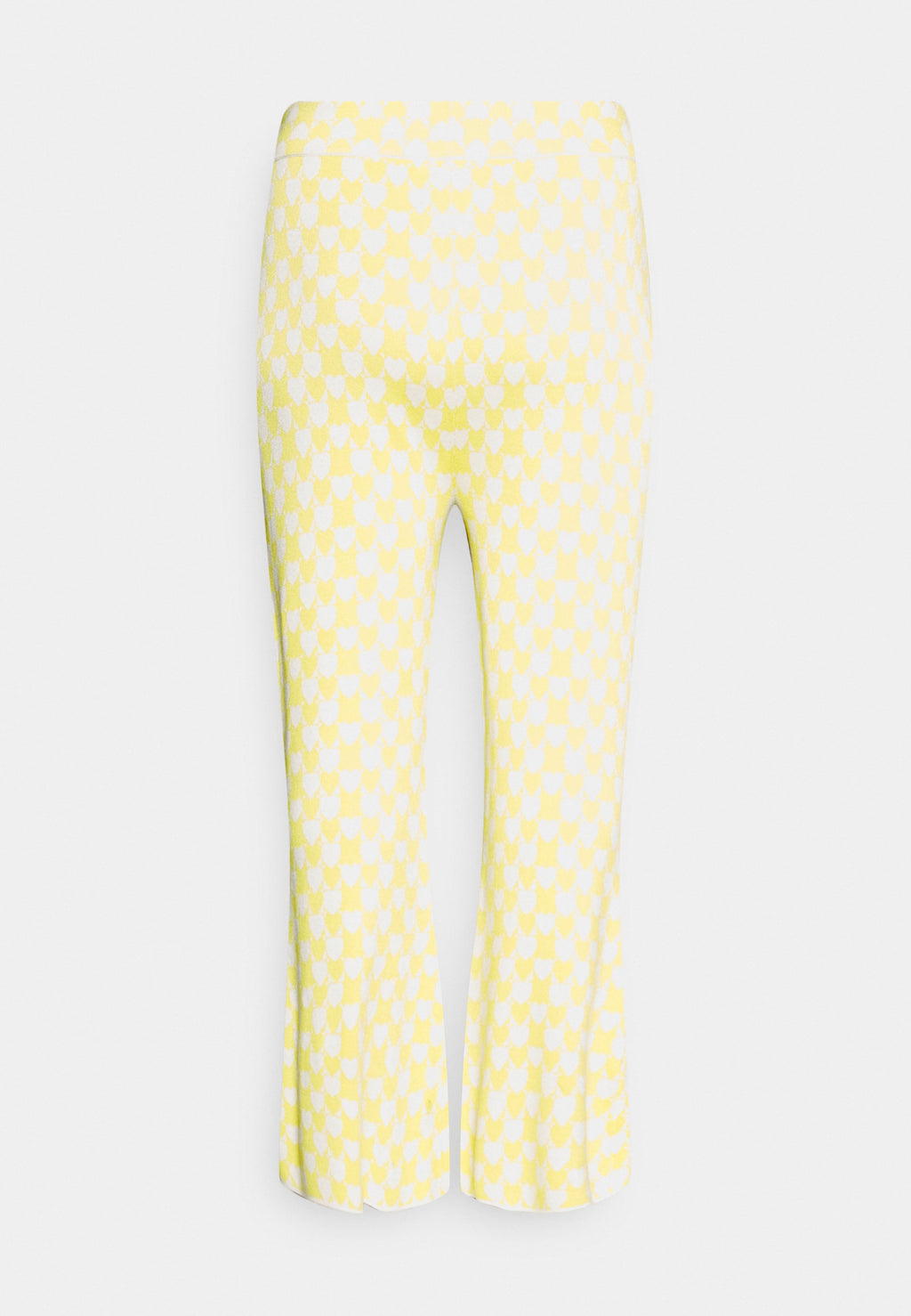 Glamorous Curve INTARSIA WIDE LEG CROPPED TROUSER