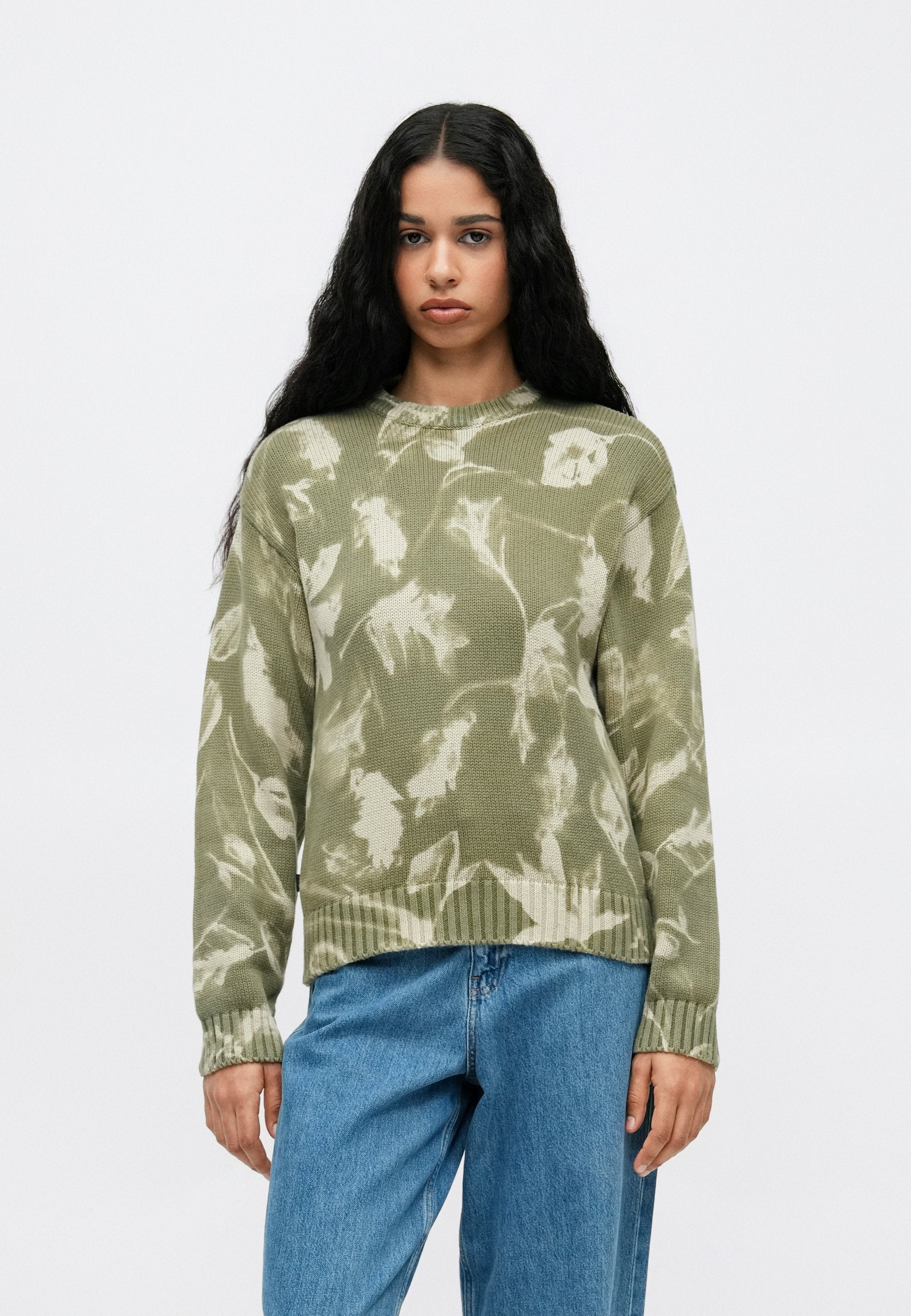 Obey Clothing LEAVES CREW SWEATER