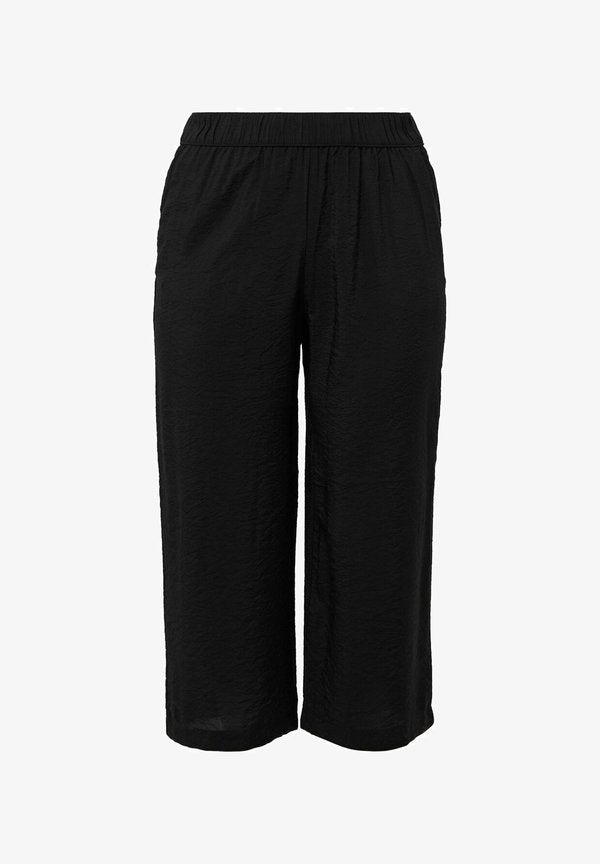 s.Oliver Trousers - schwarz