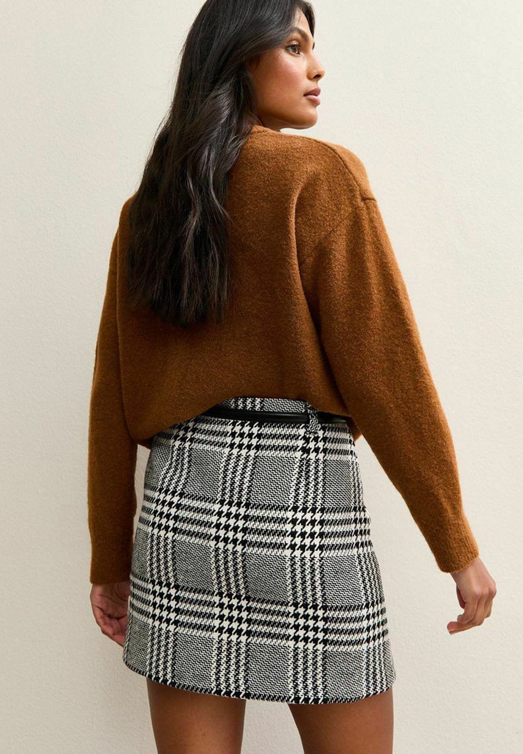 New Look CHECKED BELTED MINI