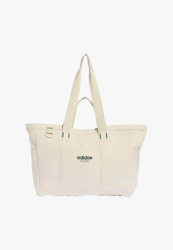 adidas Performance CANVAS TOTE BAG UNISEX - Tote bag - ivory collegiate green
