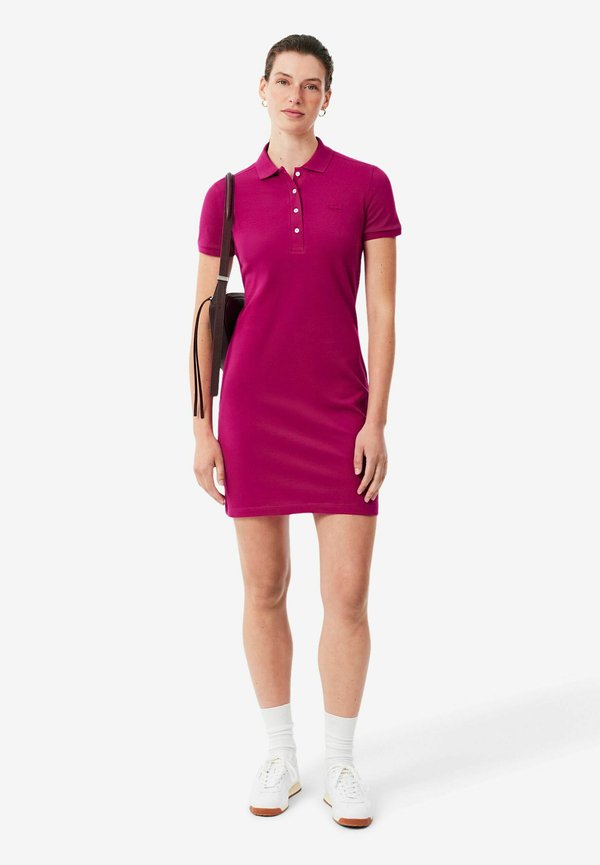 Lacoste EF5473_S4R - T-Shirt Dress - rose fuchsia-jbd