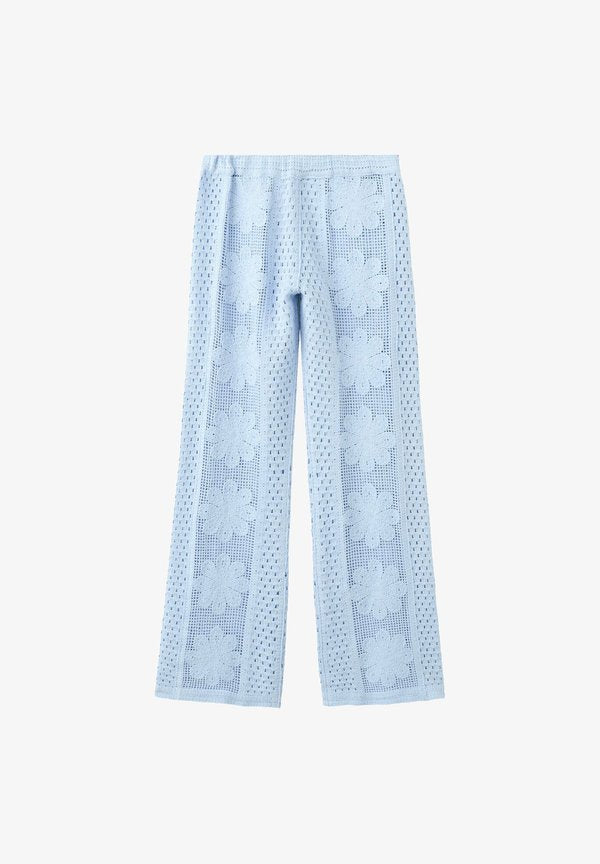 Mango ADULT - Trousers - sky blue