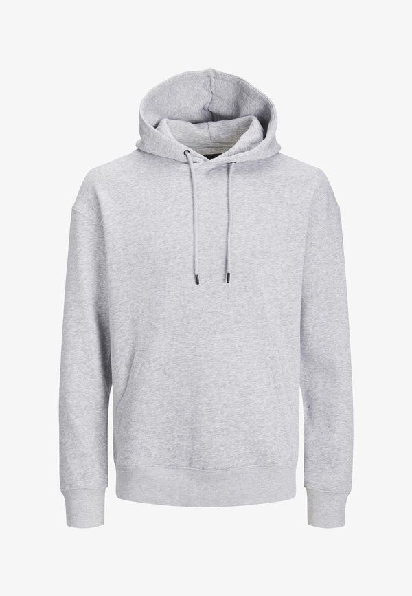 Jack & Jones JJESTAR BASIC NOOS - Hoodie - light grey melange