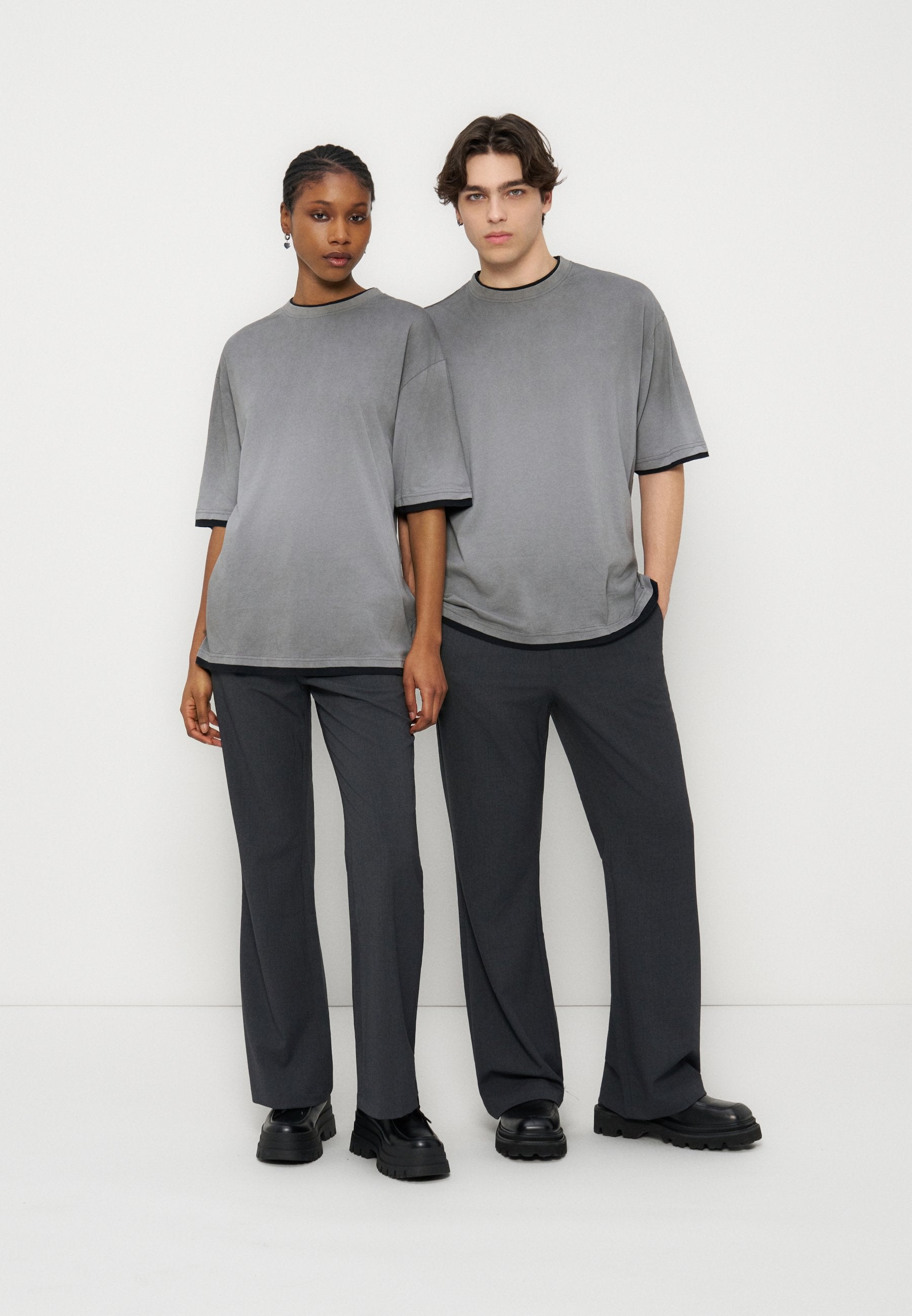 YOURTURN OVERSIZED FIT DOUBLE HEM