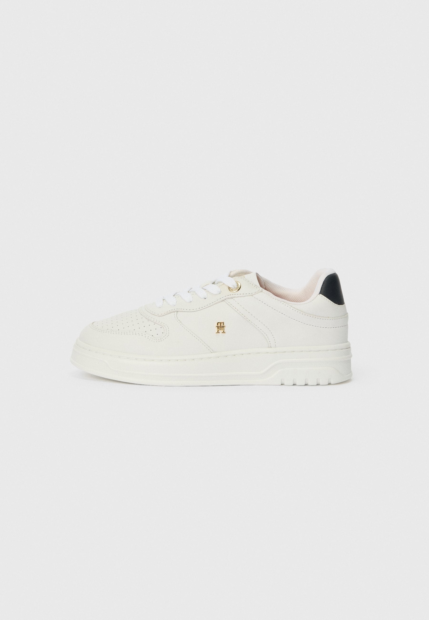 TH MONOGRAM LEATHER CUPSOLE TRAINERS Media 1