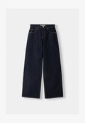 Bershka BOYFRIEND - Relaxed fit jeans - dark blue