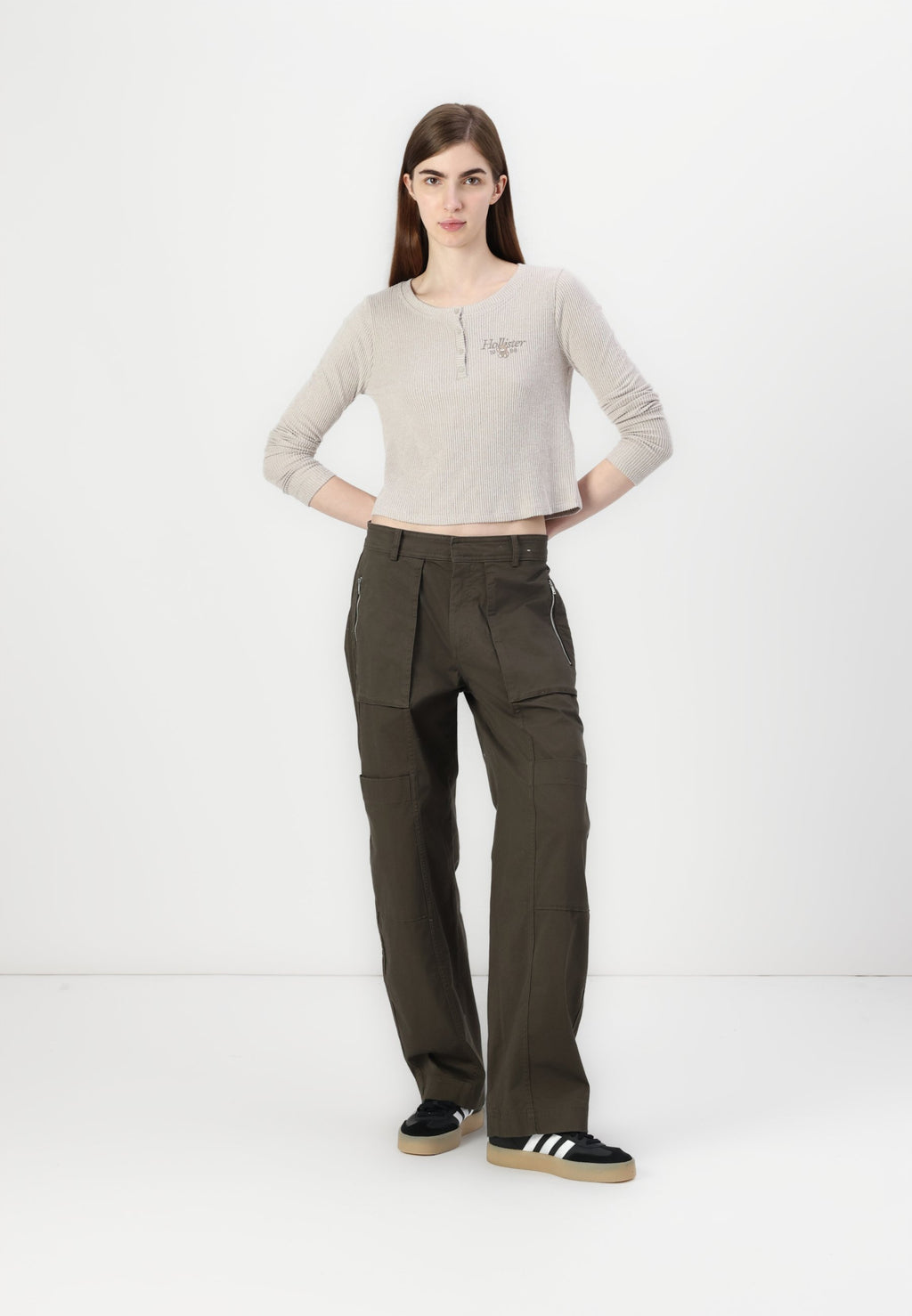 Abercrombie & Fitch ZIPPER UTILITY PANT
