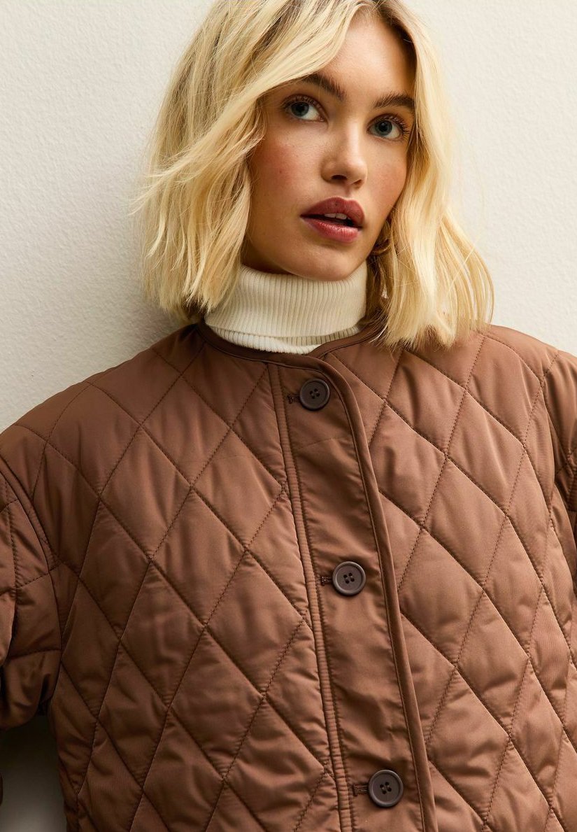 New Look MID LONGLINE QUILTED