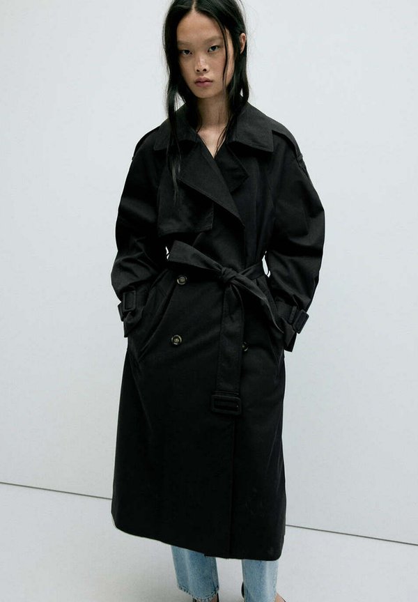 Mango ADULT - Trenchcoat - black