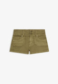 Bershka SHORT - Shorts - khaki