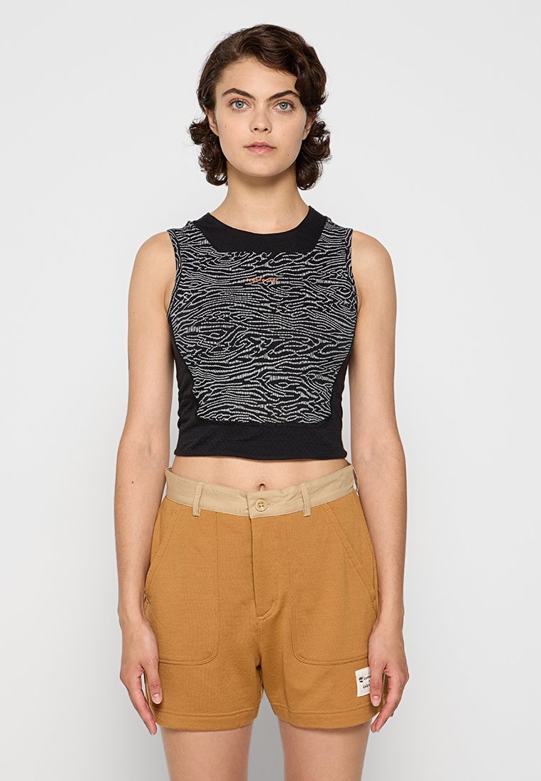 MERINO 125 LIGHT WEIGHT ZONEKNIT CROPPED O LINES Media 1