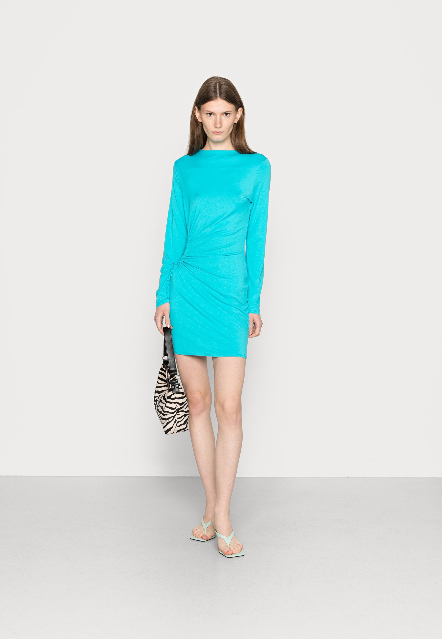NU-IN CUT OUT LONG SLEEVE DRESS