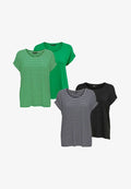 ONLY MOSTER 4 PACK - Print T-shirt - jolly green  night sky