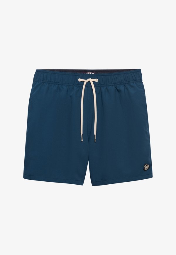 Superdry & Co EMBROIDERED LOGO - Swimming shorts - blue bottle