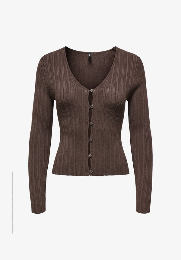 ONLY CARDIGAN ONLBREE CARDIGAN - Cardigan - chocolate martini