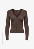 ONLY CARDIGAN ONLBREE CARDIGAN - Cardigan - chocolate martini