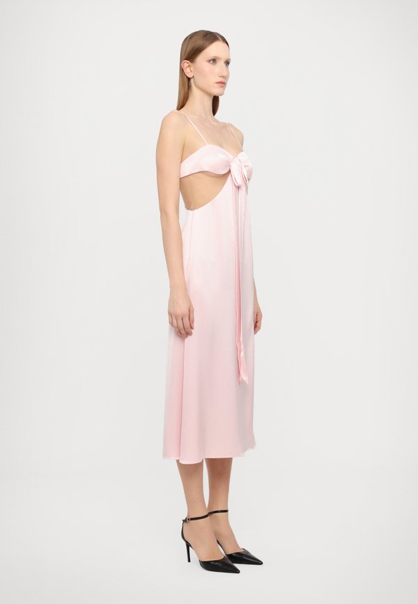 David Koma INSERT FRONT FLOUNCE HEM DRESS