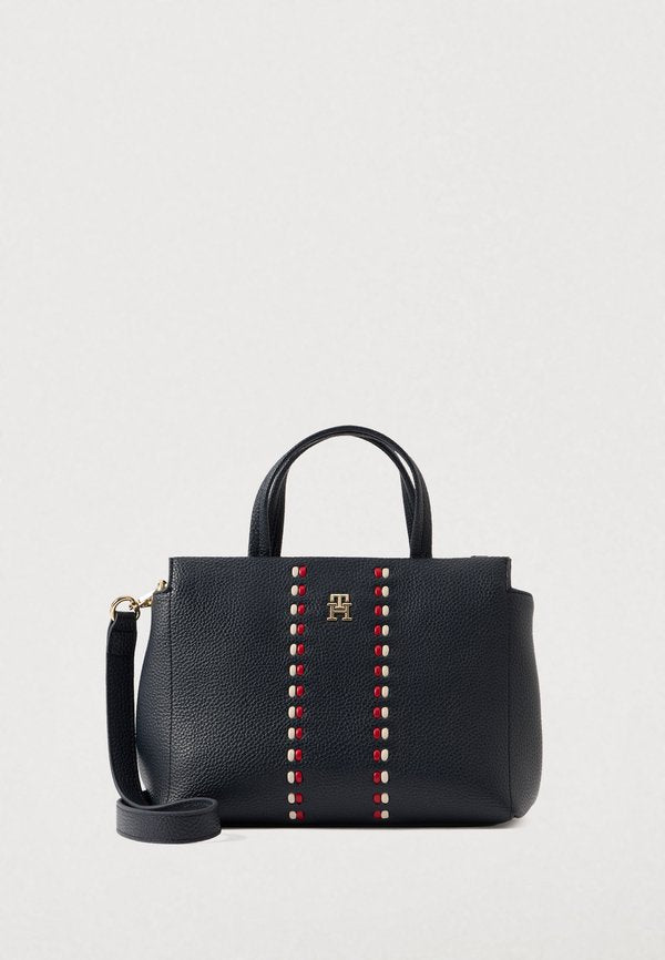 Tommy Hilfiger TIMELESS MINI SATCHEL - Cross body bag - space blue
