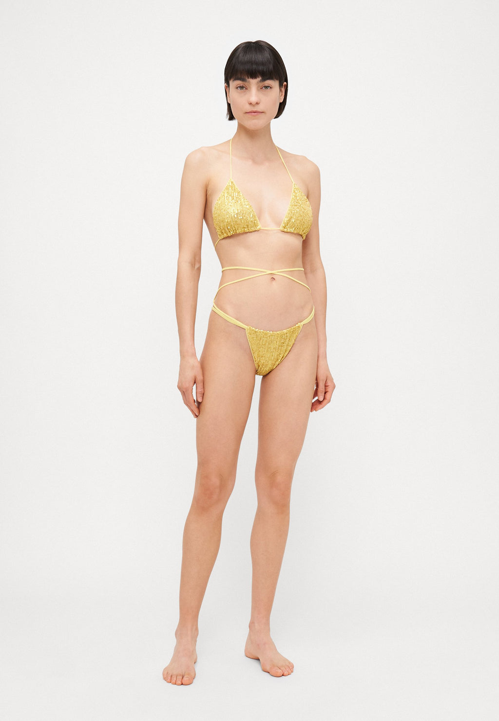 Norma Kamali CRISS CROSS BRA BOTTOM