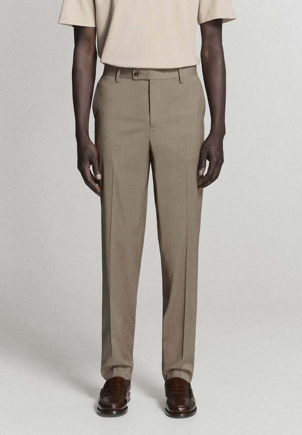 Mango ADULT - Suit trousers - light brown