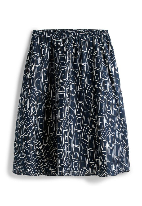 Tommy Hilfiger Curve CURVE PURE LINEN FLARE MIDI SKIRT