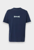 New Balance WAVEY - Print T-shirt - navy