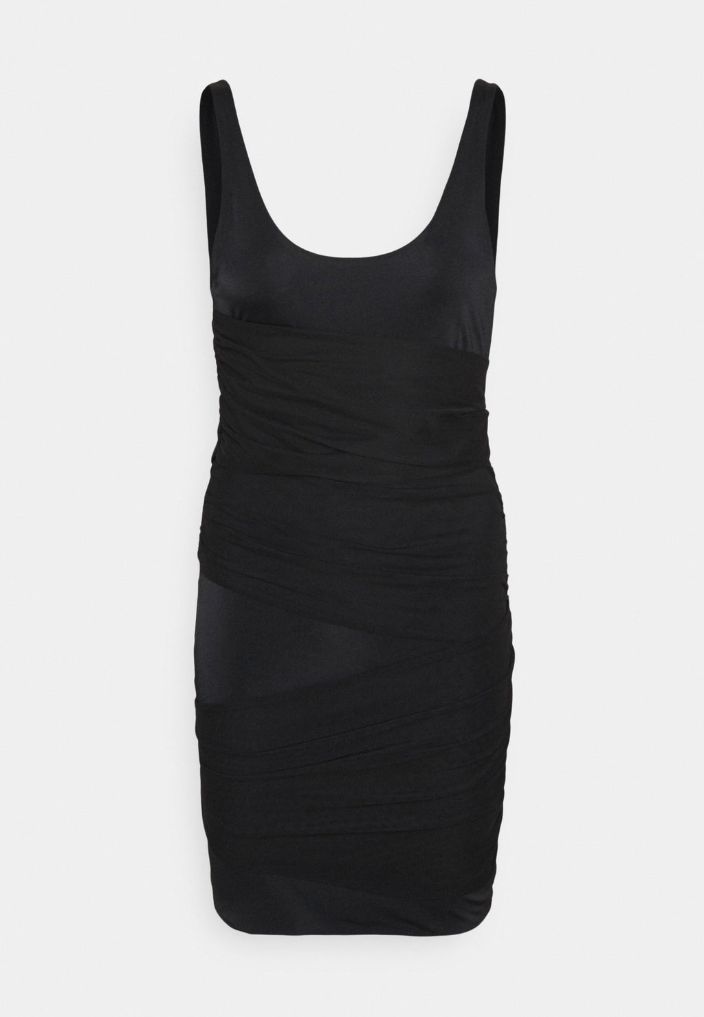 Missguided CROSS FRONT LAYERED MINI DRESS