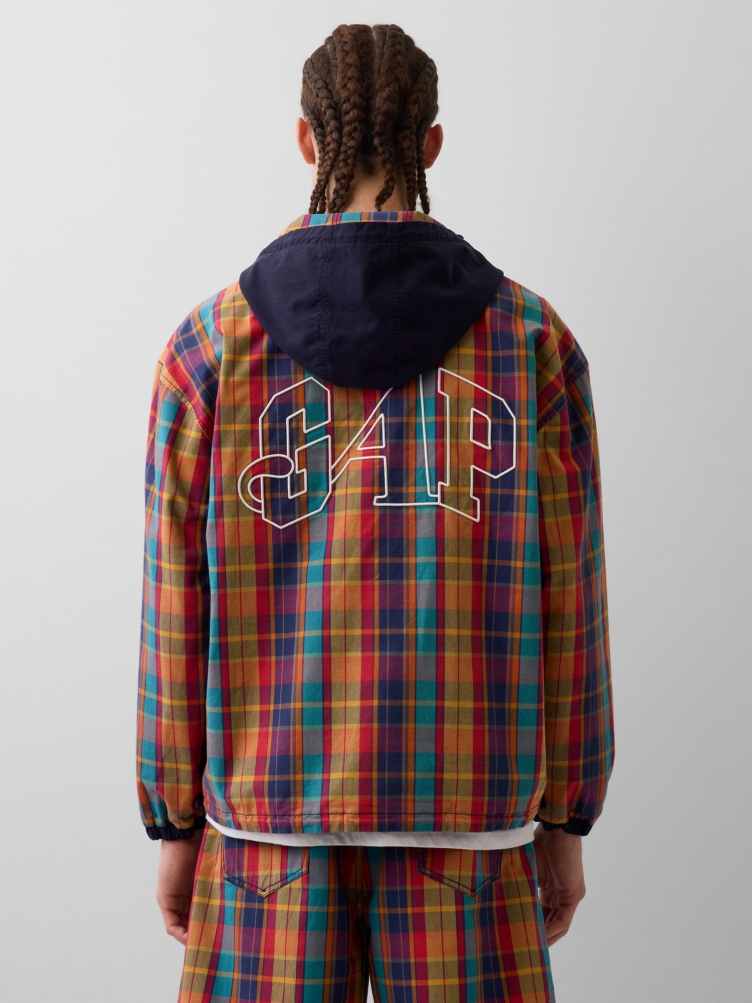 GAP GAP AWAKE NY OVERSIZED REVERSIBLE CANVAS JACKET