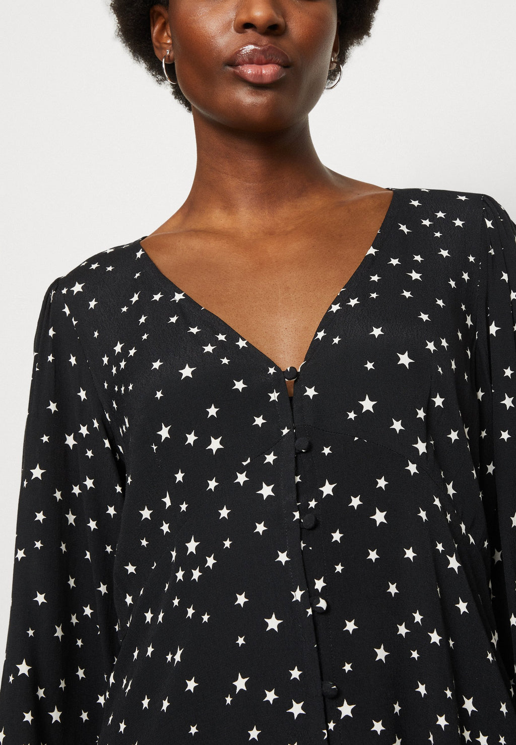 GAP BUTTON FRONT MINI DRESS